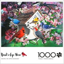 Buffalo Games - Birds Eye View - Among the Apple Blossoms - 1000 Piece Jigsaw Puzzle