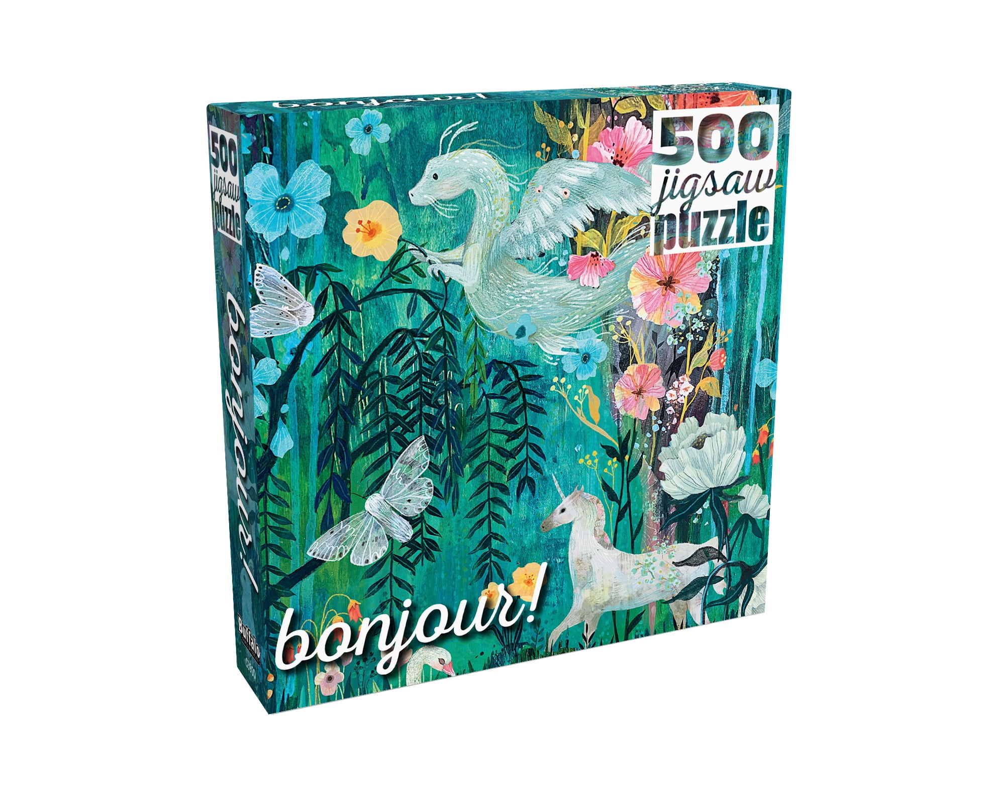 Buffalo Games Bonjour Magical Forest Friends 500Piece Inter