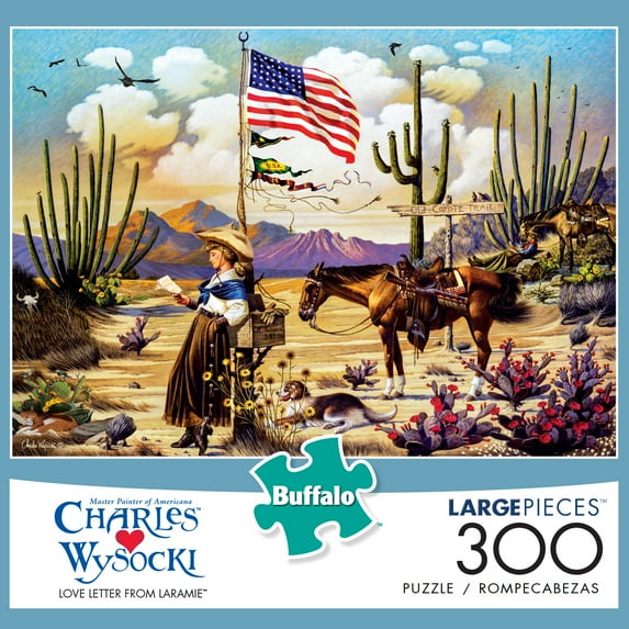 Buffalo Games Charles Wysocki Love Letter from Laramie 300 Piece Jigsaw Puzzle