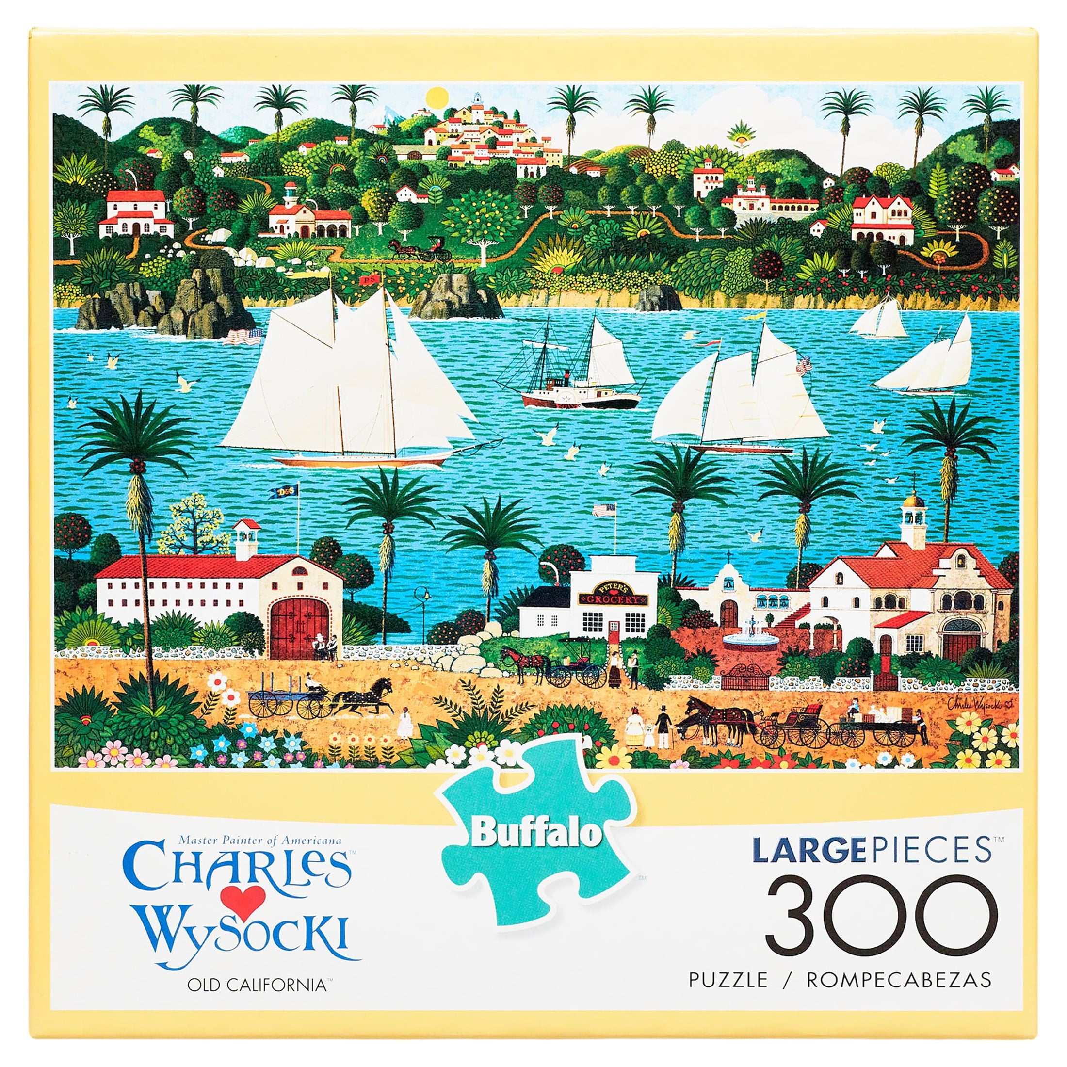 Buffalo Games Charles Wysocki - Old California 300 Pieces Jigsaw Puzzle