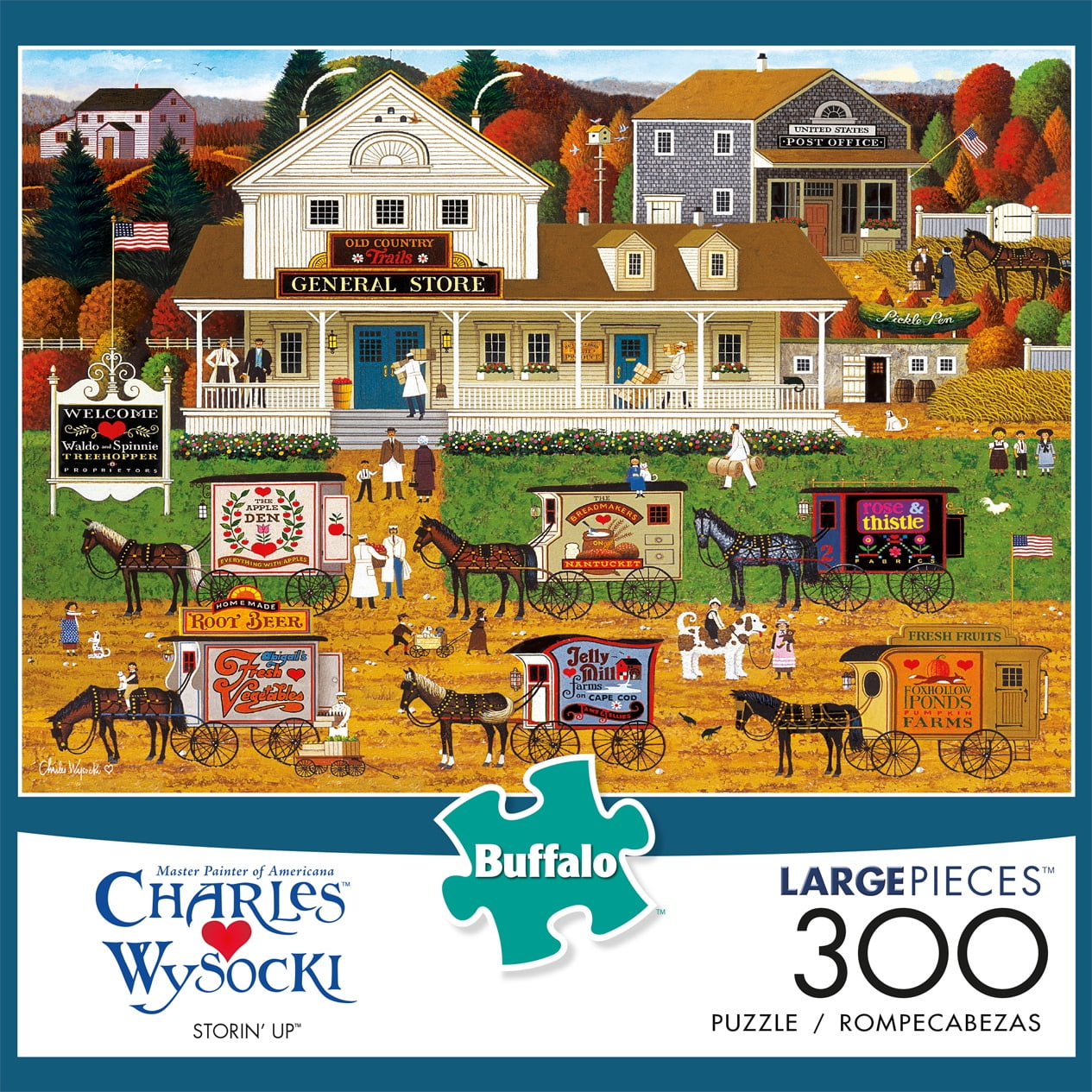Buffalo Games - Charles Wysocki - Storin' Up - 300 Piece Buffalo Games - Charles Wysocki - Storin' Up - 300 Piece