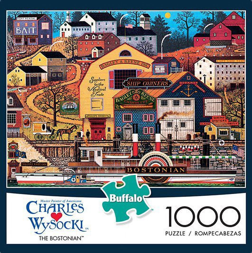 Buffalo Games Charles Wysocki The Bostonian 1000 Pieces Jigsaw Puzzle