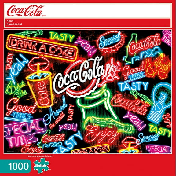Buffalo Games - Coca-Cola - Neon - 1000 Piece Jigsaw Puzzle
