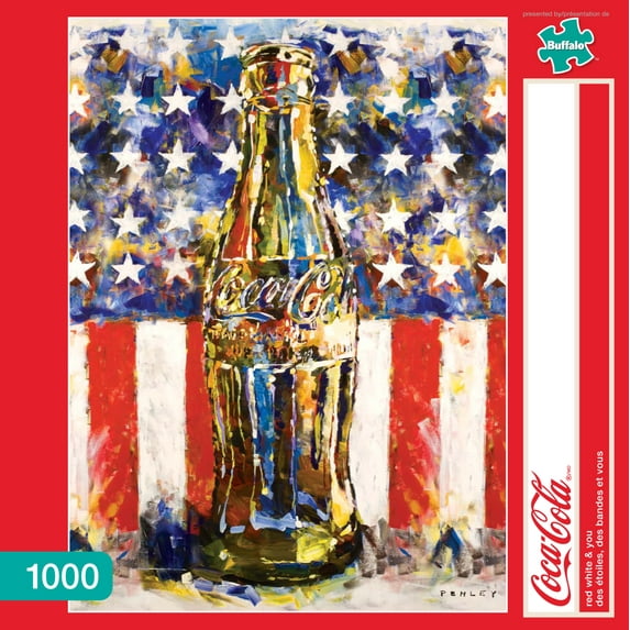 Buffalo Games Coca Cola Red White and You Jigsaw Puzzle, 1,000 Pieces