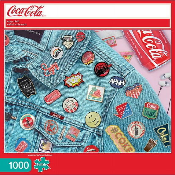 Buffalo Games Coca Cola Stay Chill 1000 Pieces Jigsaw Puzzle
