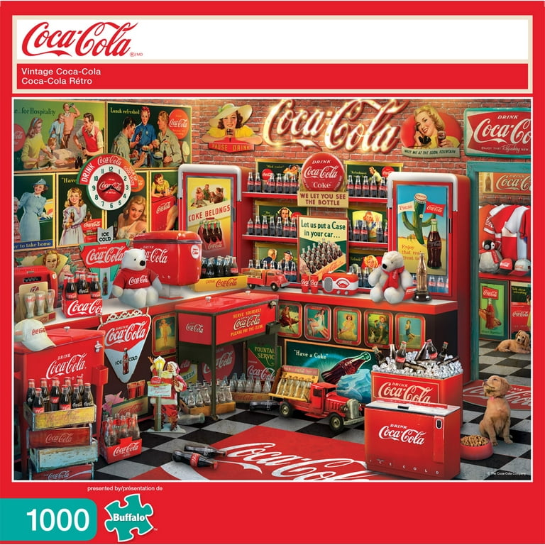 コカコーラ　パズル　レア　アンティーク Buffalo Games - Coca-Cola - Vintage Coca-Cola - 1000 Piece