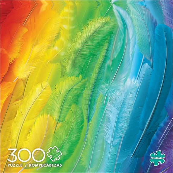 Buffalo Games Color Explosion - Plumes of Color 300 Pieces Jigsaw Puzzle