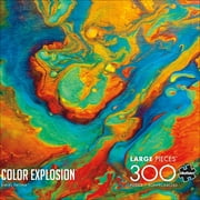 Buffalo Games Color Explosion - Swirl Patina 300 Pieces Jigsaw Puzzle
