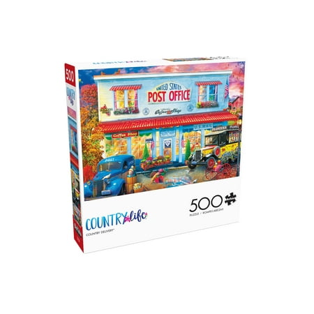 Buffalo Games Country Life Country Delivery 500-Piece Interlocking Jigsaw Puzzle for Adults Ages 14+