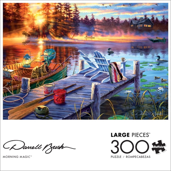 Buffalo Games - Darrell Bush - Morning Magic - 300 Piece Jigsaw Puzzle