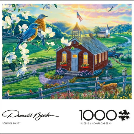 Buffalo Games 1000-Piece Darrell Bush Collection School Days Jigsaw Puzzle