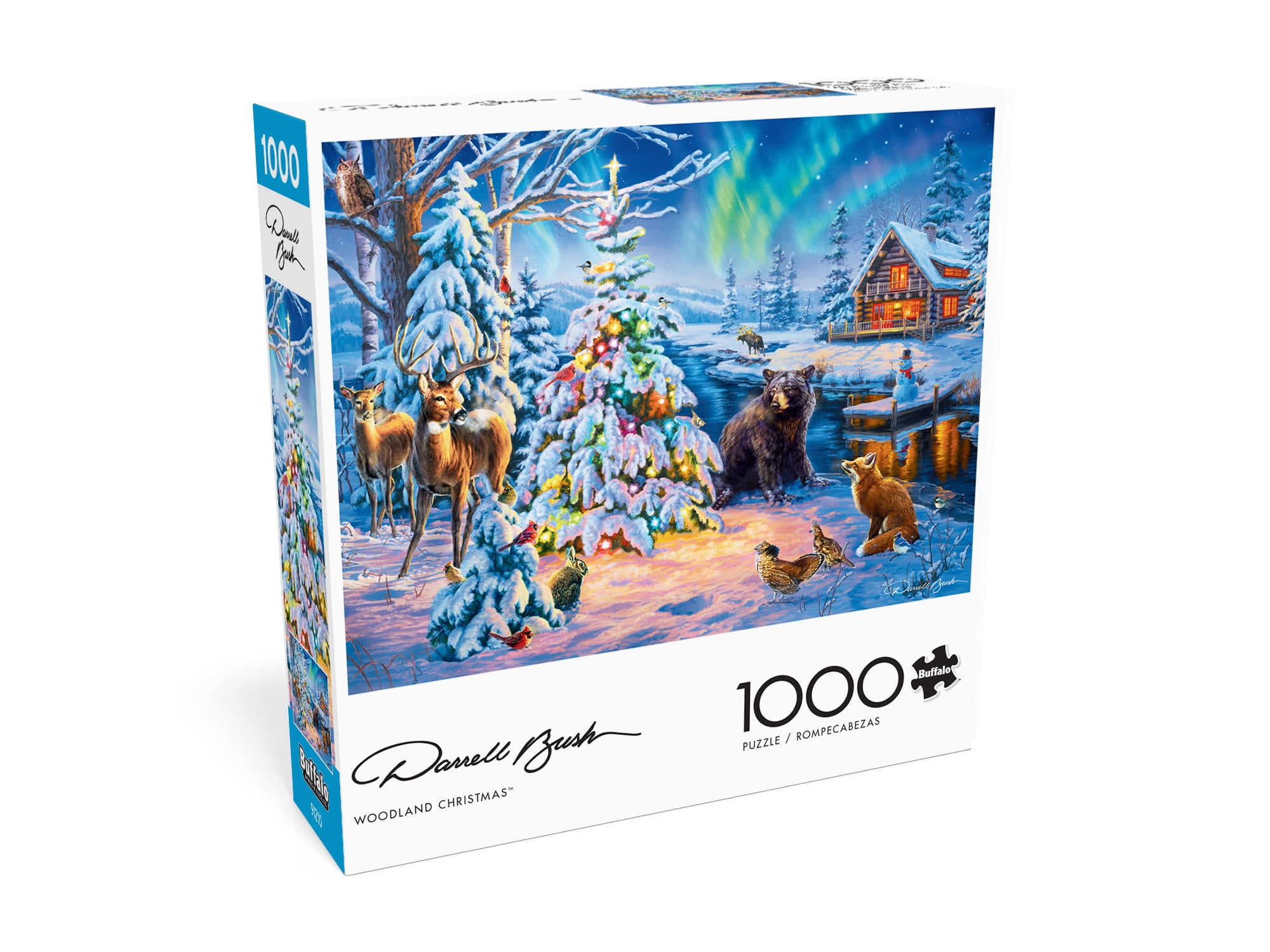 Buffalo Games Darrell Bush Woodland Christmas 1000-Piece