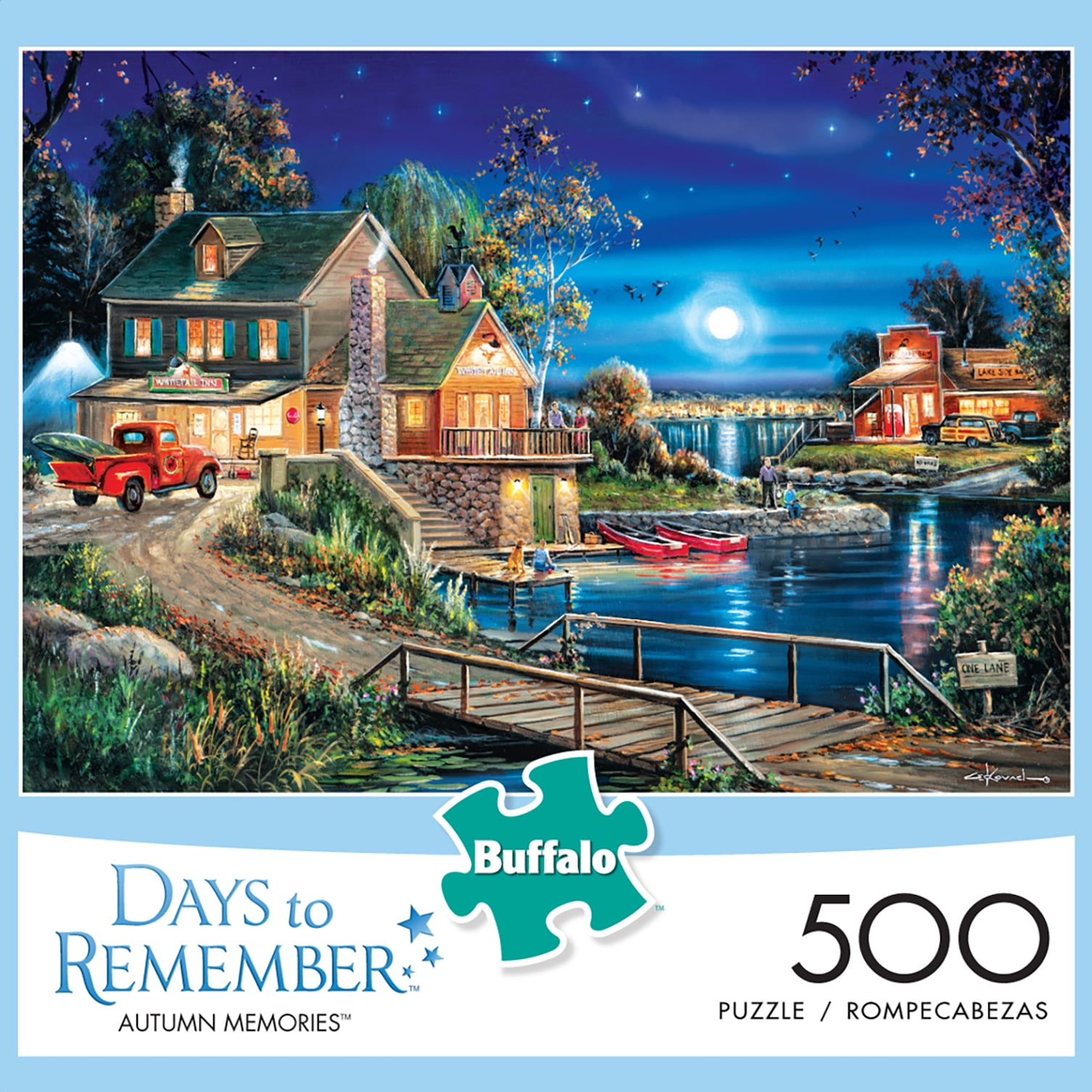 Buffalo Games - Days to Remember - Autumn Memories - 500 Piece Jigsaw Puzzle