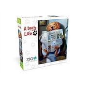 Buffalo Games Dog Days Dog Gone Funny 750-Piece 24 x 18-inch Interlocking Jigsaw Puzzle for Adults Ages 14+