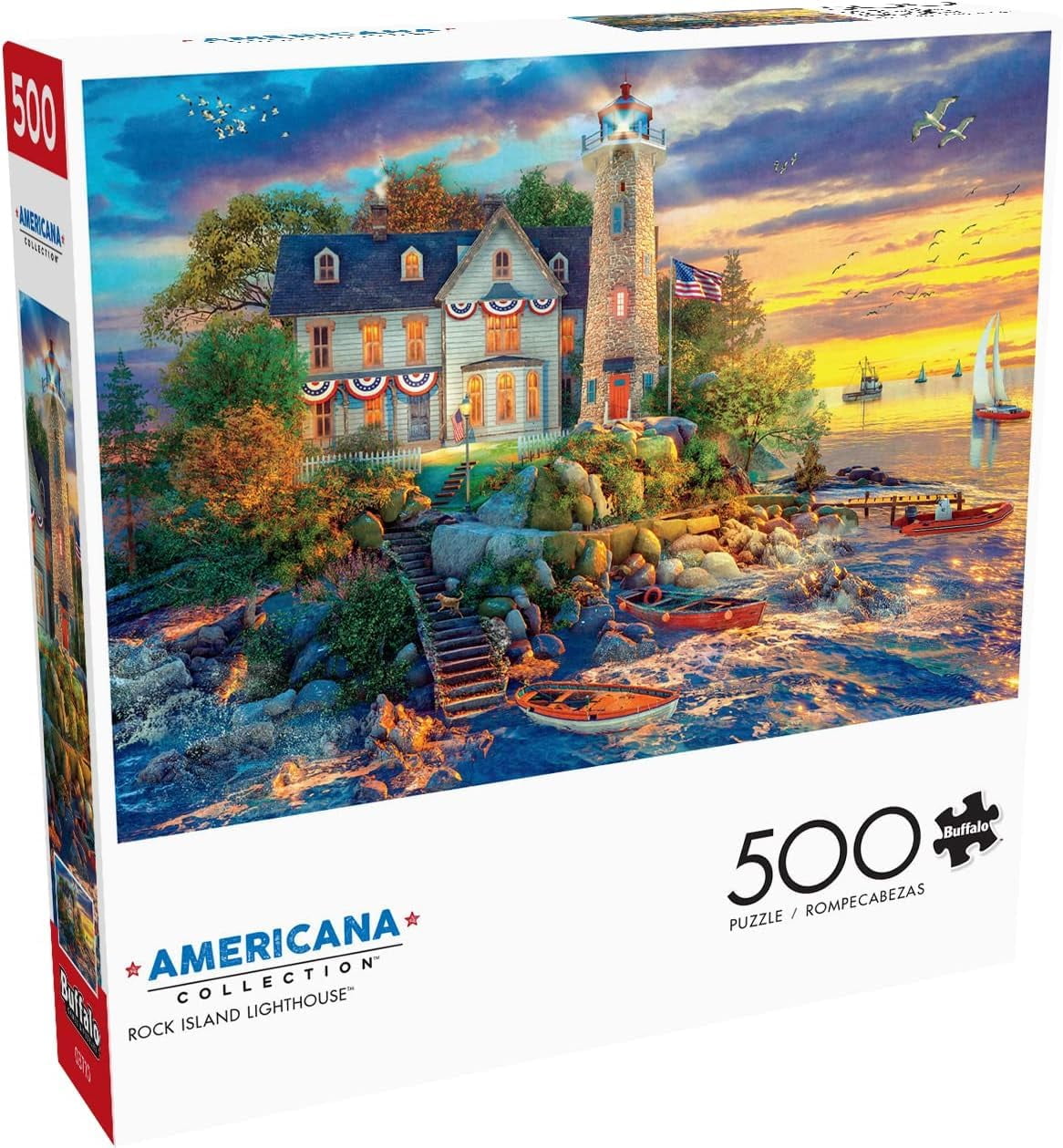 Buffalo Games NYC Rainbow Puzzle – 300-Piece Jigsaw For Adults, Colorful Monochrome Art, Finished Size 21.25x15 Inches - View #11