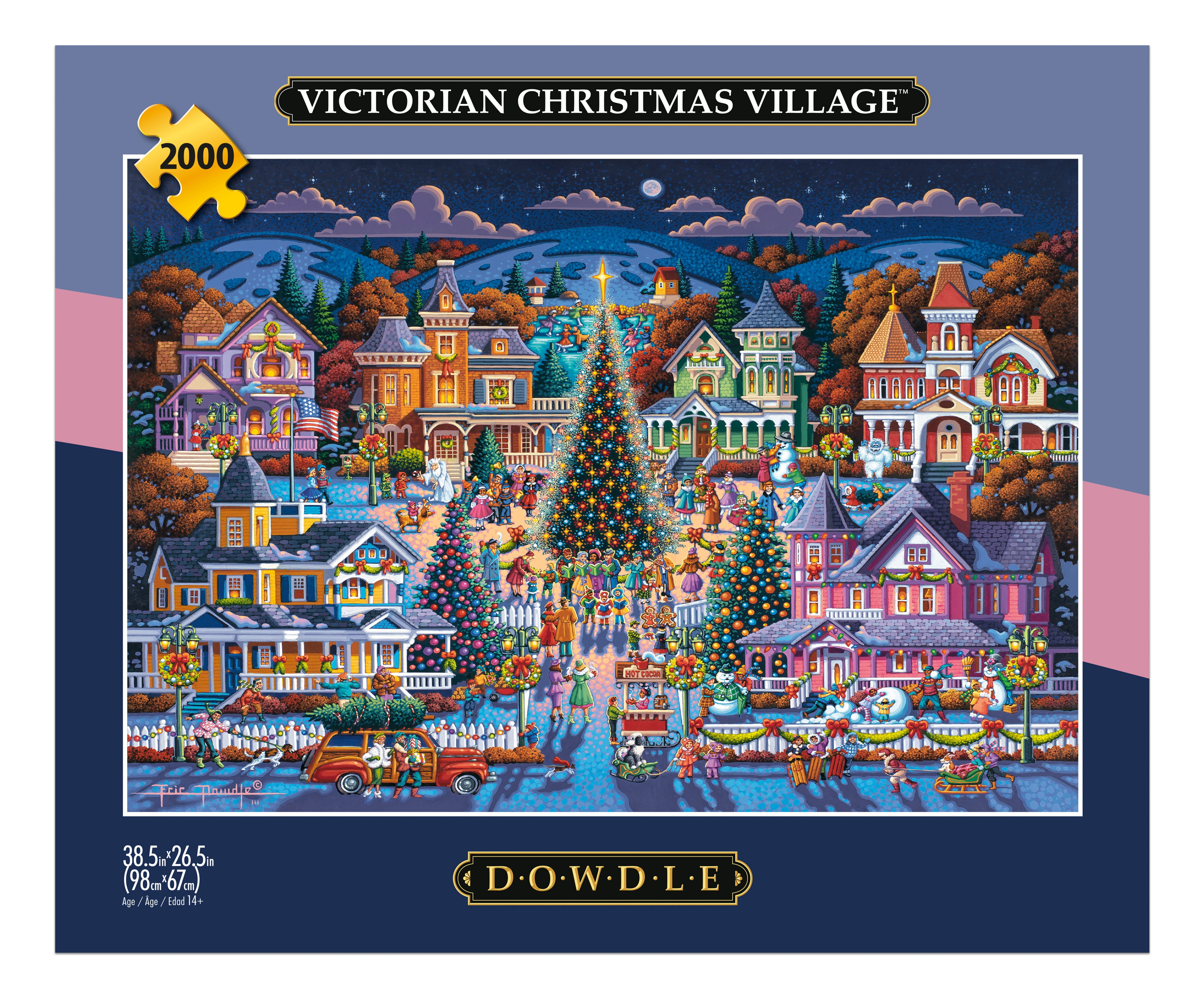 Buffalo Games Dowdle Victorian Christmas Village 2000-Piece