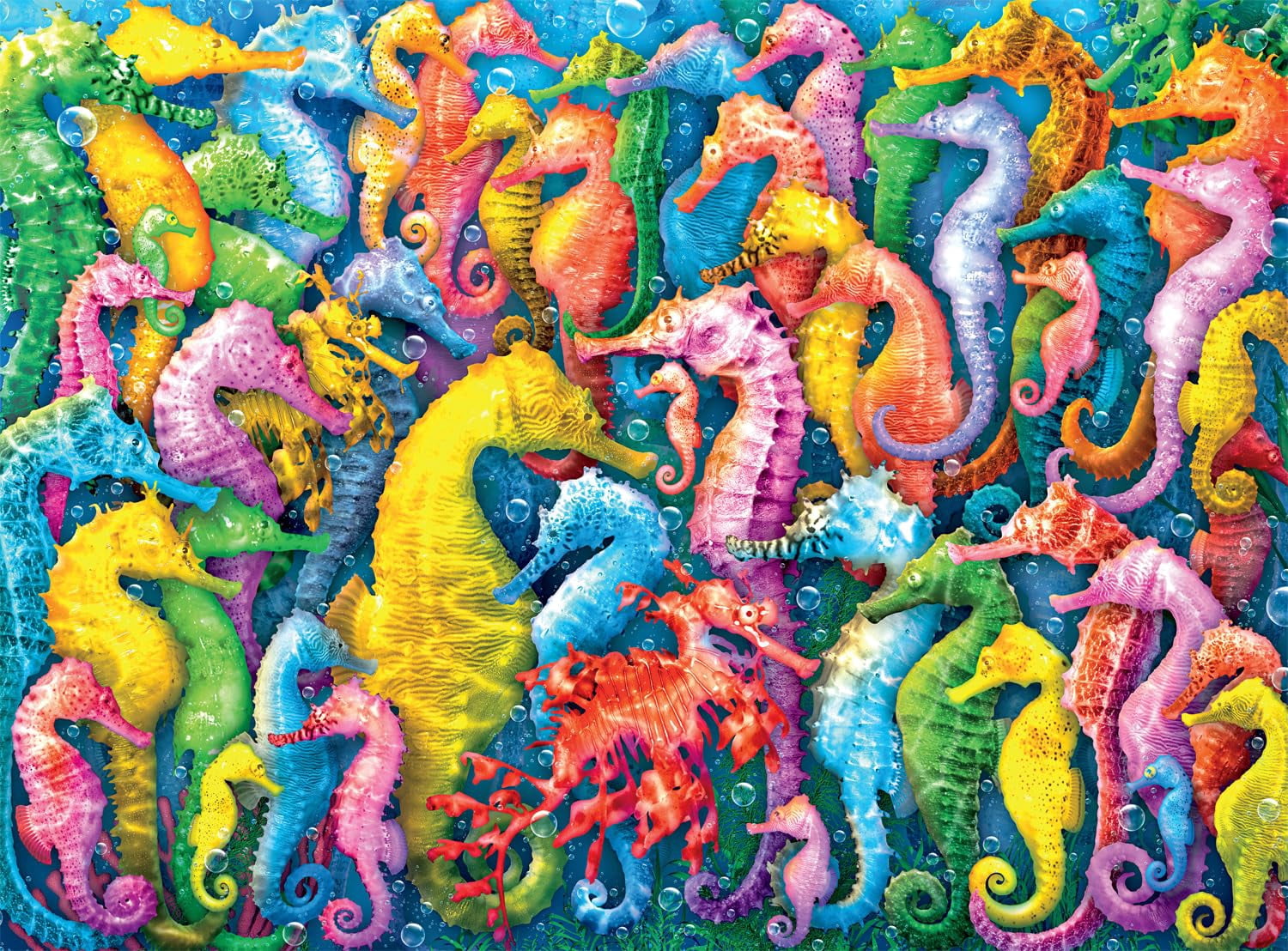 Buffalo Games Dog Days Puzzle – 750 Teile „Naughty Pets“ | Fertiggröße 61 X 45,7 Cm | Mit Poster & Aus Recyceltem Material | Für Erwachsene & Jugendliche Ab 14