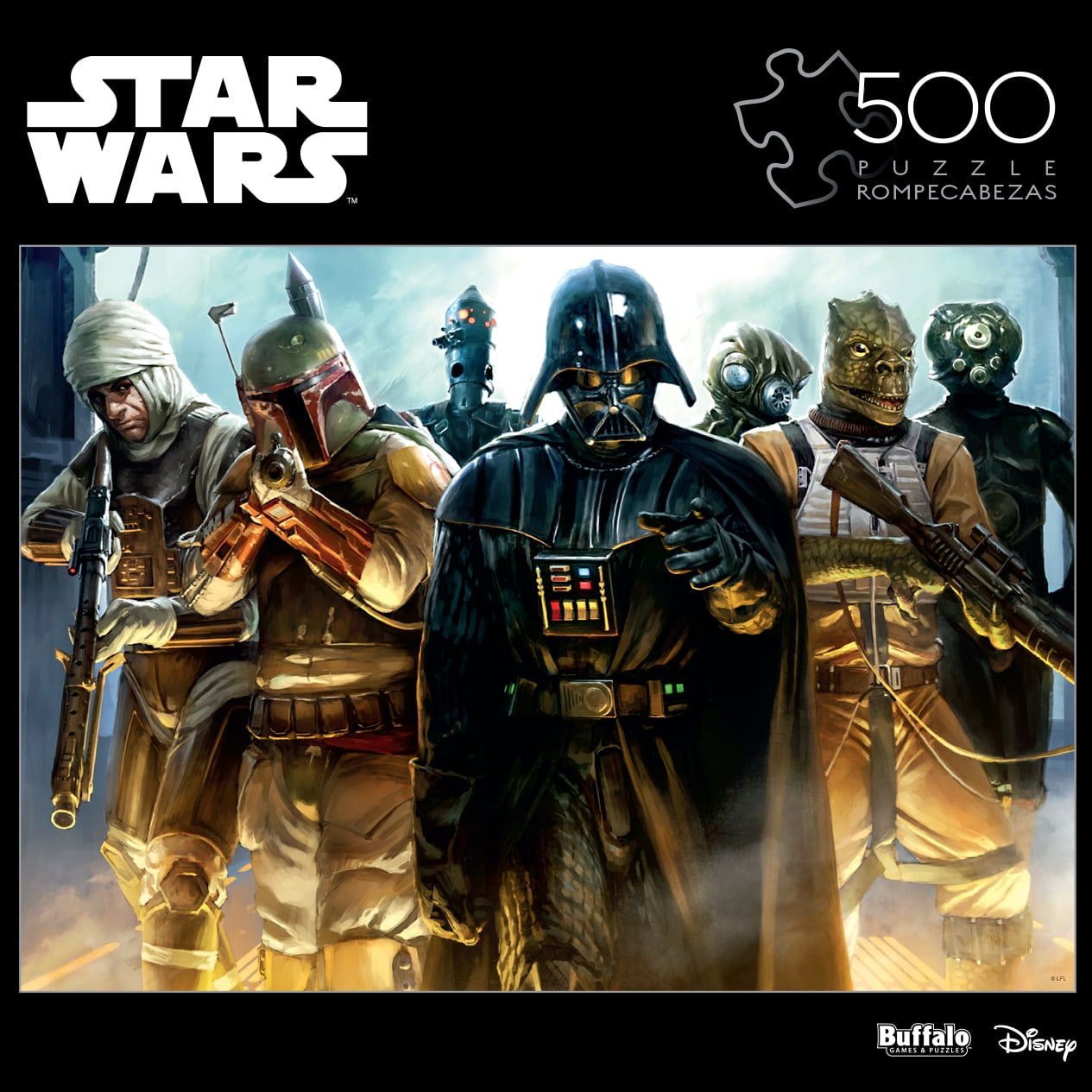 Buffalo Games Entertainment Star Wars He's All Yours Bounty Hunter 500 Piece Jigsaw Puzzle