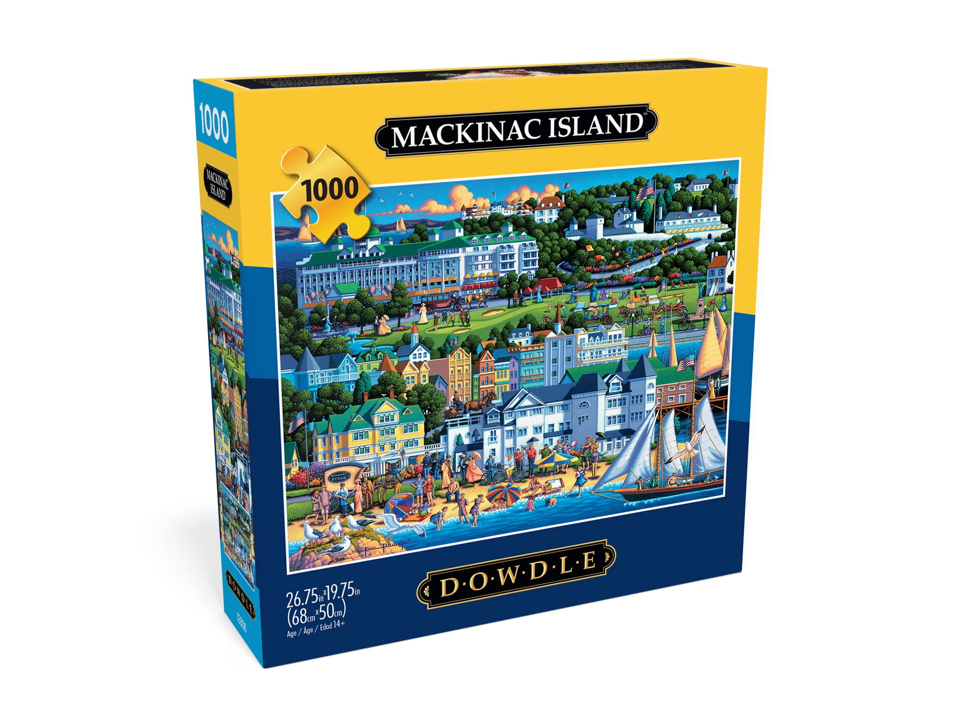 Buffalo Games Eric Dowdle Mackinac Island 1000-Piece 26.75 x 19.75-inch Interlocking Jigsaw Puzzle for Adults Ages 14+