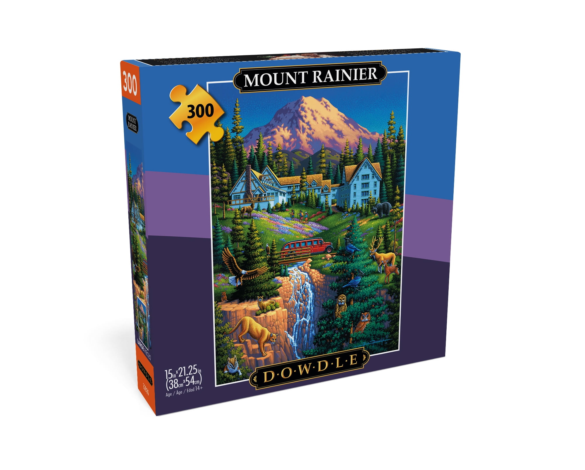 Buffalo Games Eric Dowdle Mount Rainier 300-Piece Interlocking Jigsaw Puzzle for Adults Ages 14+