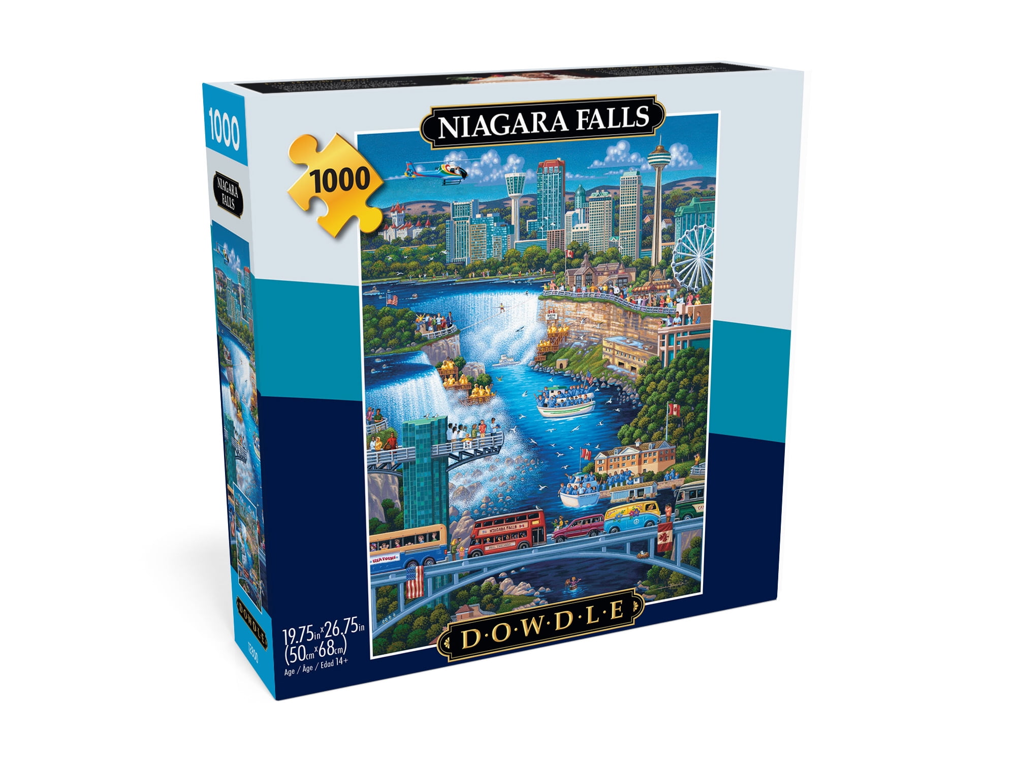 Buffalo Games Eric Dowdle Niagara Falls 1000-Piece 26.75 x 19.75-inch Interlocking Jigsaw Puzzle for Adults Ages 14+