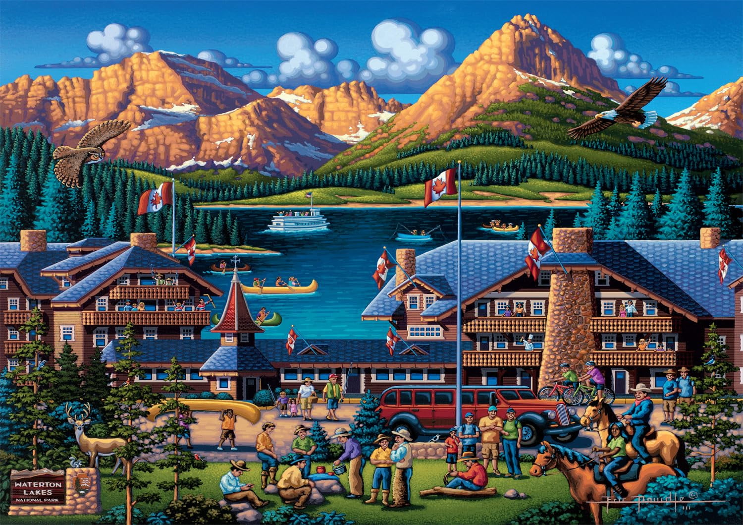 Buffalo Games - Pokémon - First Partners Squares - 1000 Piece Jigsaw