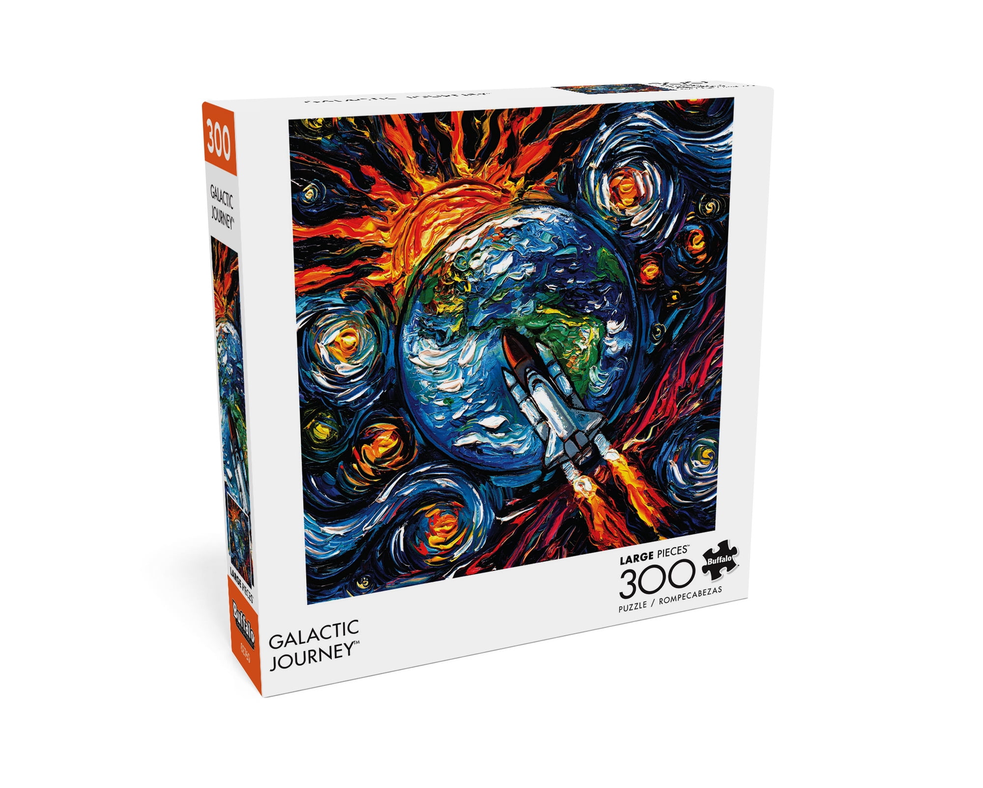 Buffalo Games Galactic Journey 300-Piece Interlocking Jigsaw Puzzle for Adults Ages 14+