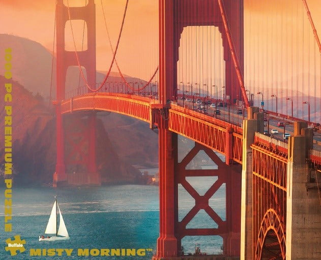 Buffalo Games Gold Collection Misty Morning 1000-Piece Interlocking Jigsaw Puzzle for Adults Ages 14+