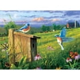 thumbnail image 1 of Buffalo Games Hautman Brothers Collection Nesting Bluebirds Puzzle, 1000 Piece, 1 of 1