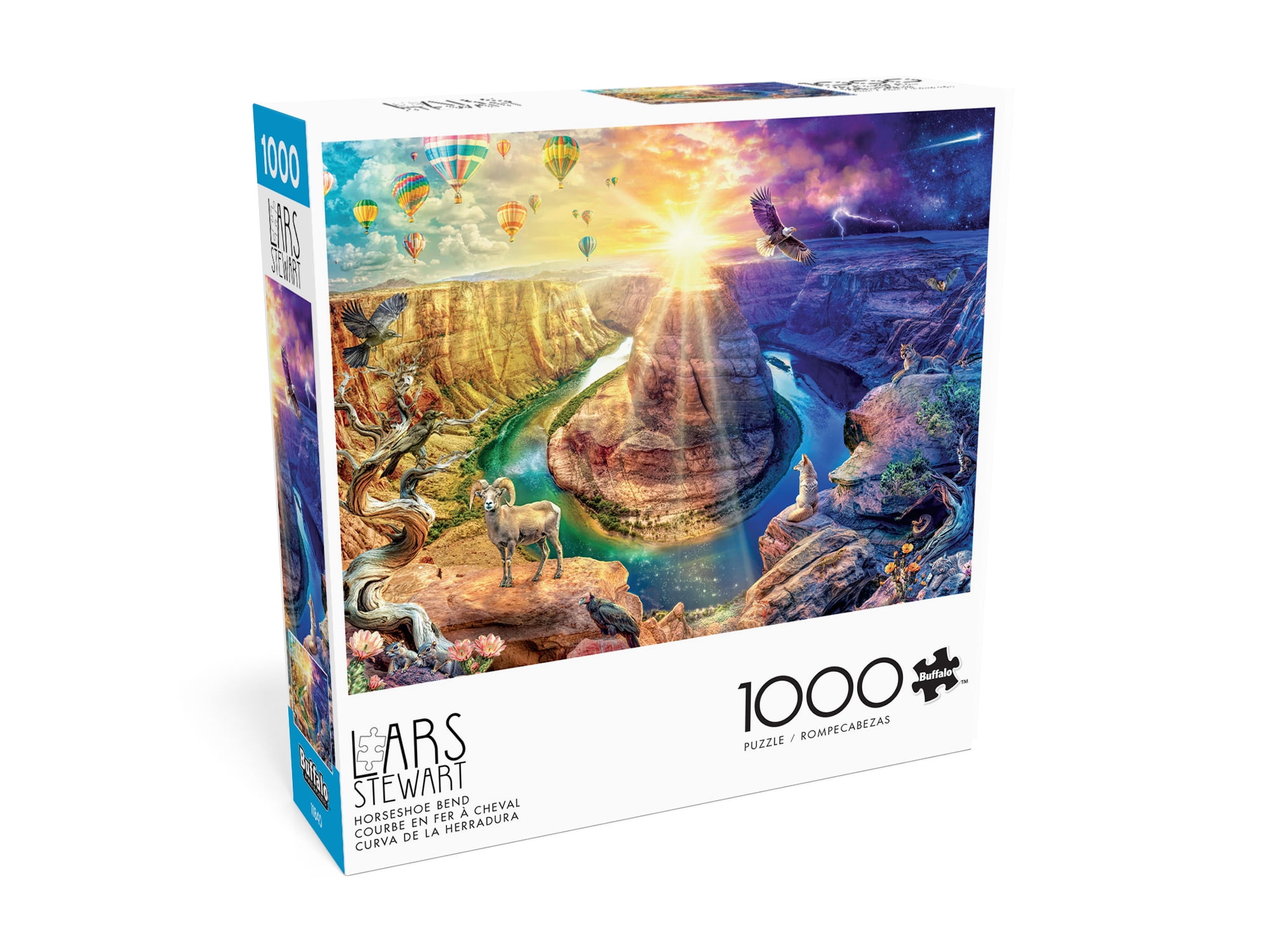 Buffalo Games Horseshoe Bend 1000-Piece 26.75 x 19.75-Inch Interlocking Jigsaw Puzzle for Adults Ages 14+