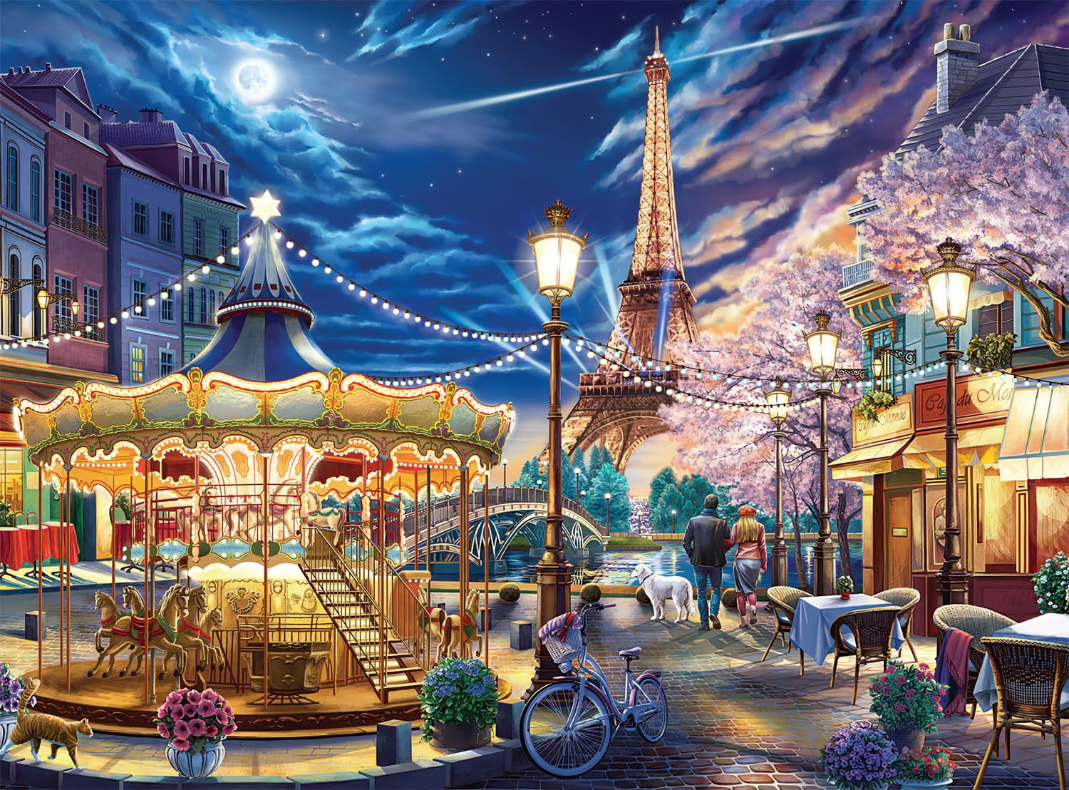 Buffalo Games Image MMF7 World Dazzling Paris 1000 Piece Jigsaw