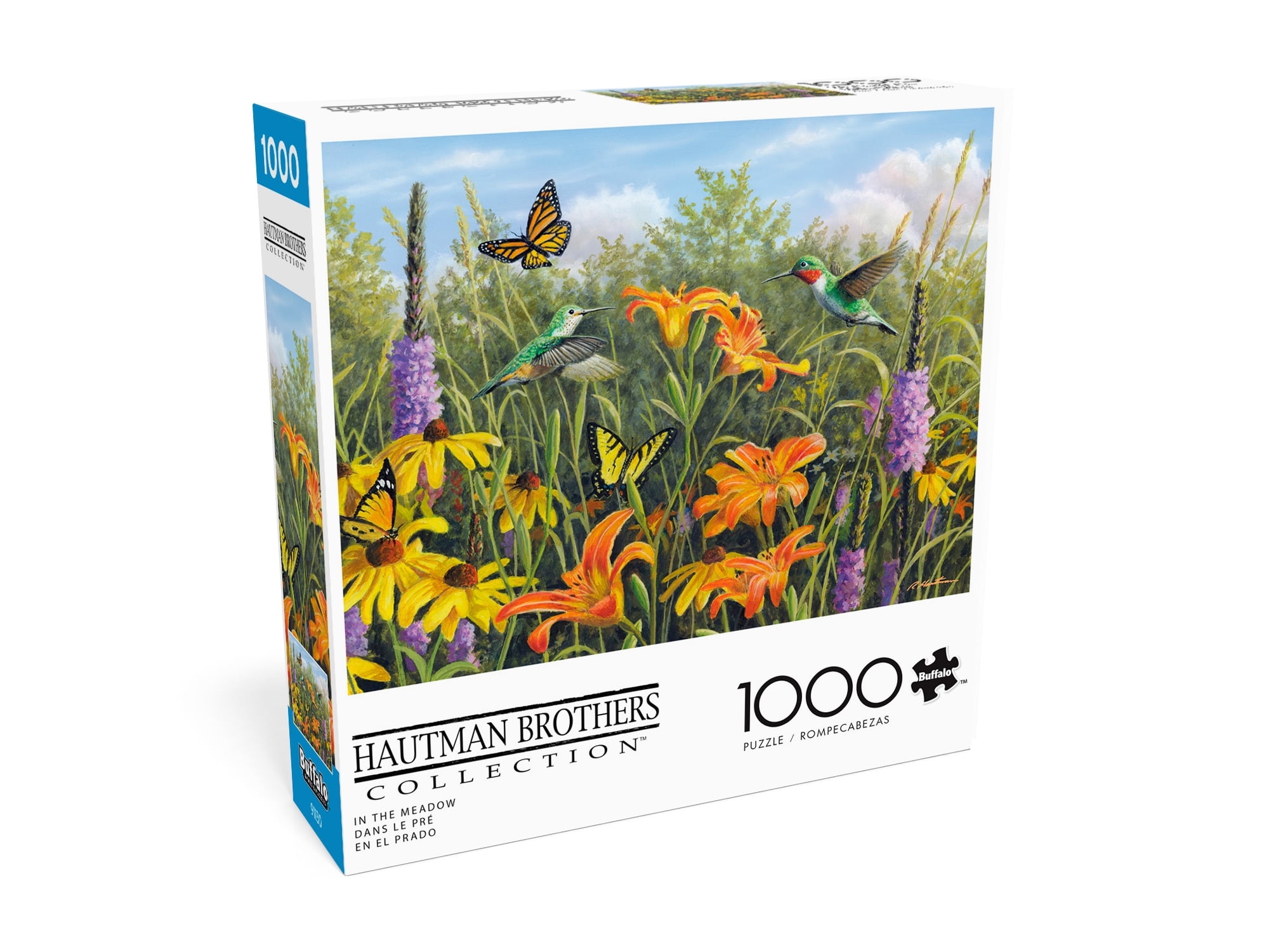 Buffalo Games In the Meadow 1000-Piece 26.75 x 19.75-Inch Interlocking Jigsaw Puzzle for Adults Ages 14+