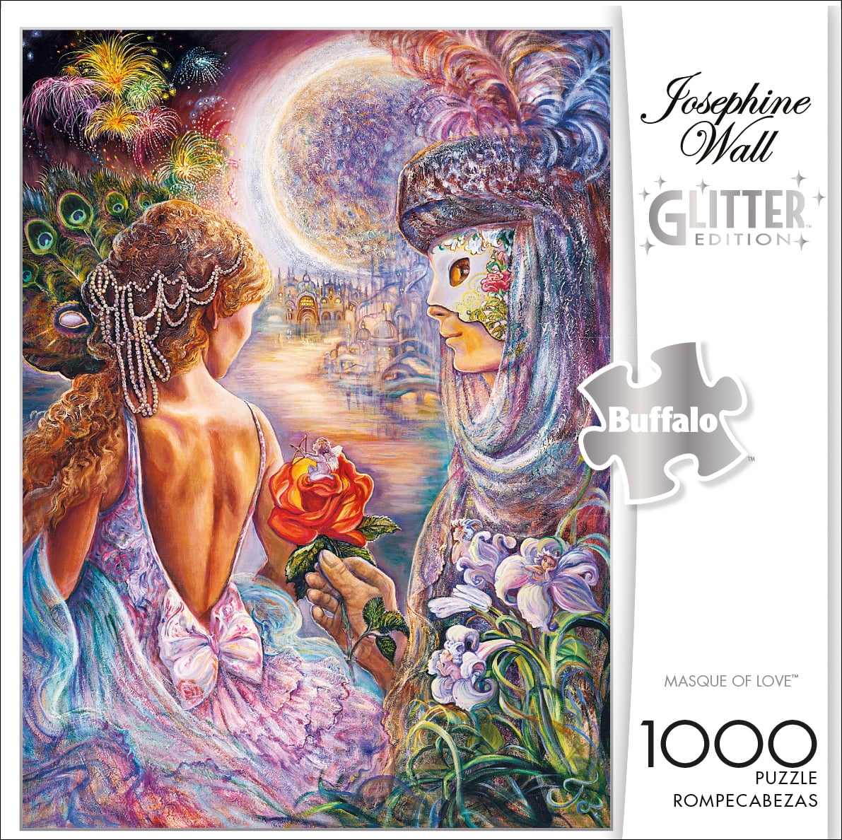 Buffalo Games Josephine Wall Masque of Love 1000 Pieces Jigsaw Puzzle ...