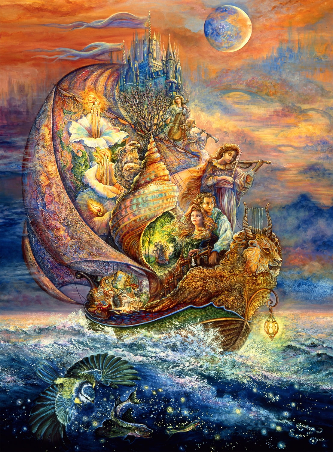 Buffalo Games Josephine Wall Voyage to Murrilis Sea 1000 Pieces Jigsaw Puzzle