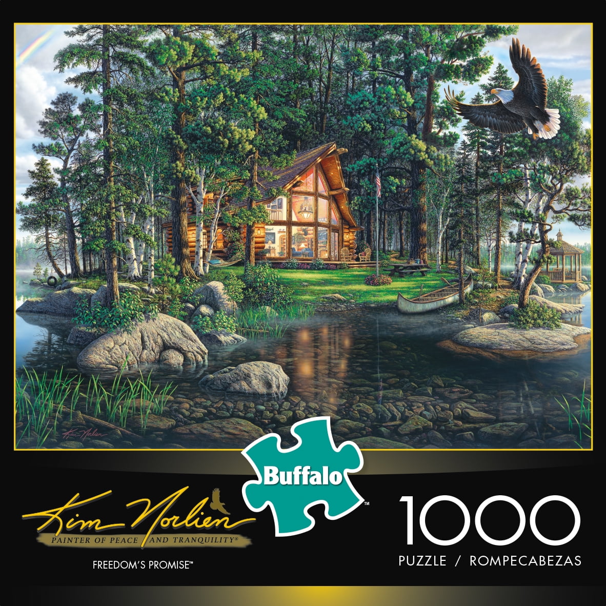 Buffalo Games Kim Norlien Freedom's Promise 1000 Pieces Jigsaw Puzzle