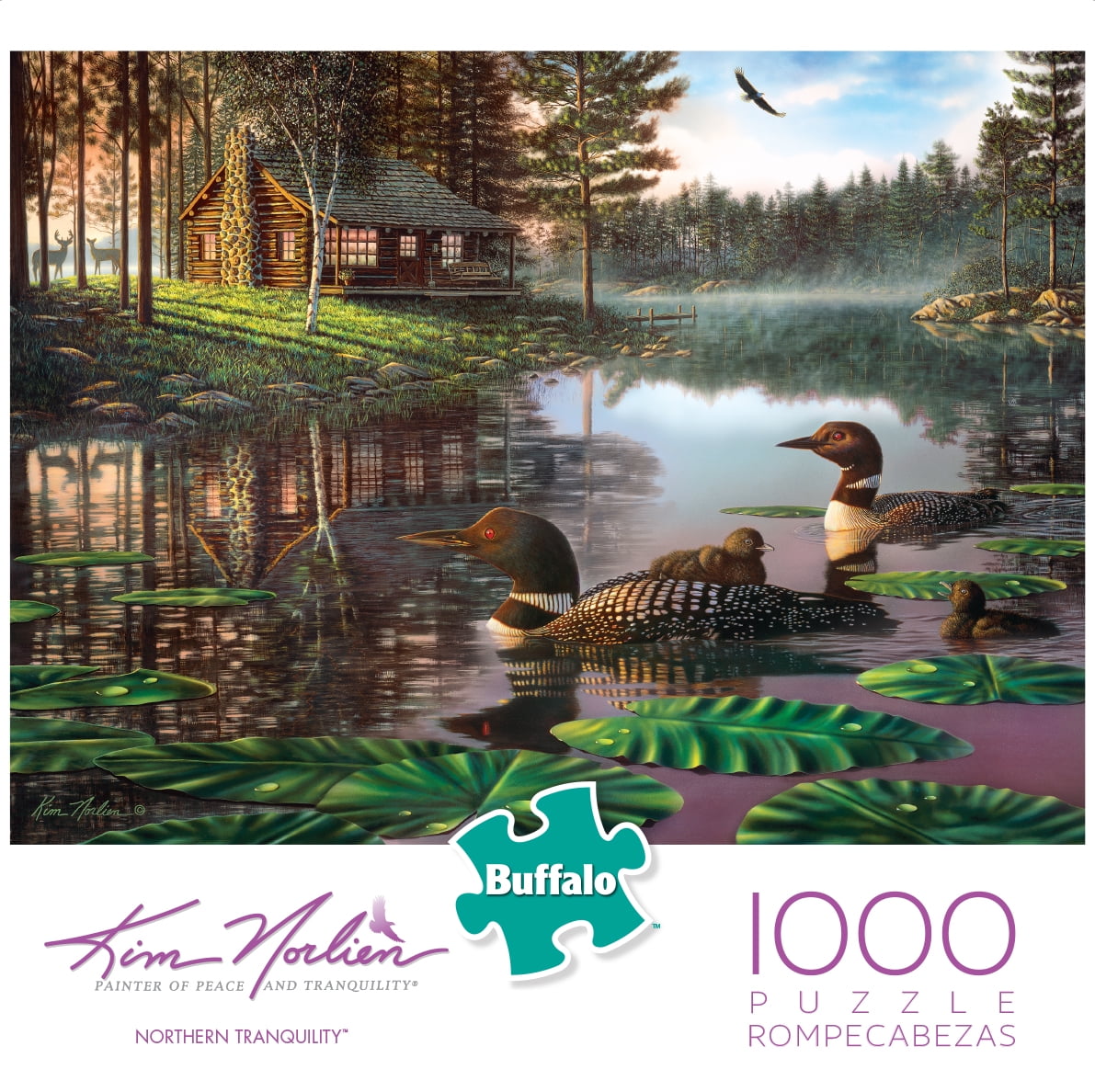 Buffalo Games Northern Tranquility Puzzle - 1000 Piece Jigsaw Puzzle ...