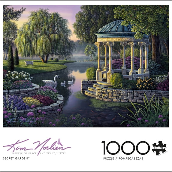 Buffalo Games Kim Norlien Secret Garden 1000 Piece Jigsaw Puzzle