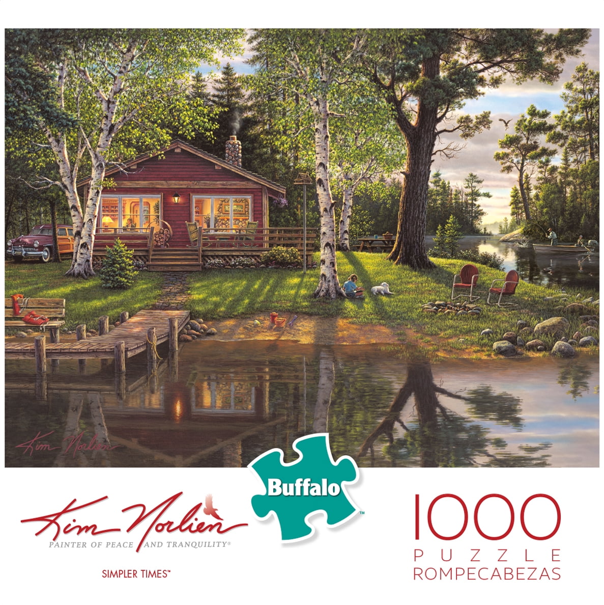 Buffalo Games Kim Norlien Simpler Times Puzzle, 1000 Piece