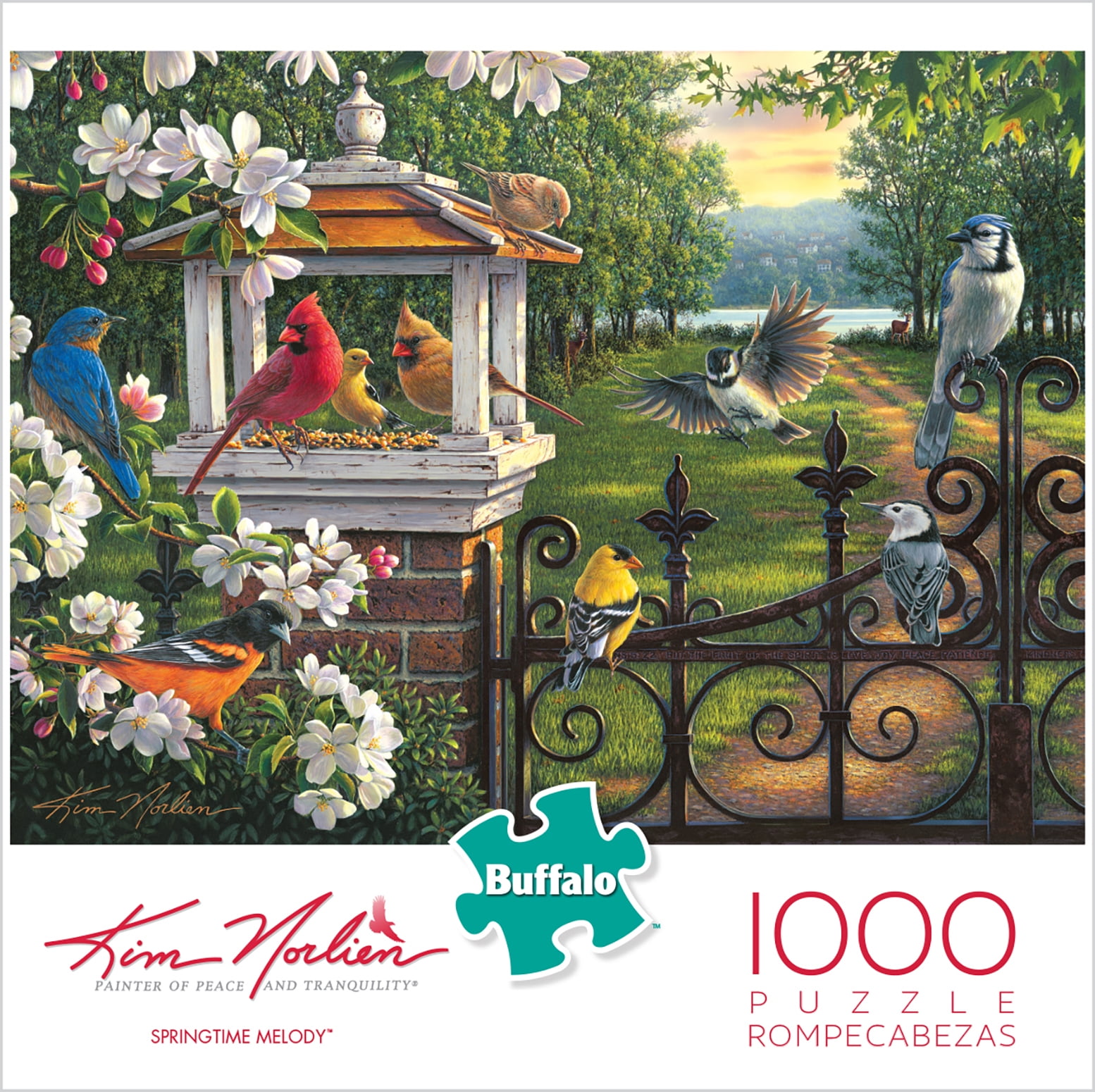 Buffalo Games 1000 Piece Jigsaw Puzzle - Kim Norlien Springtime Melody ...