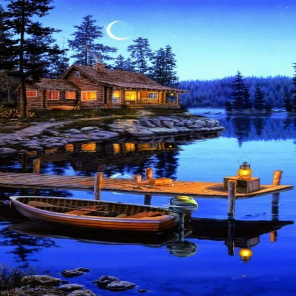 Buffalo Games Large Piece: Crescent Moon Bay - 300 Piece Jigsaw Puzzle by Buffalo Games