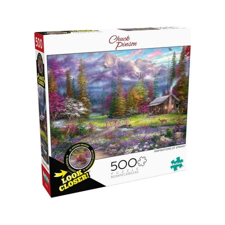 Buffalo Games 500-Piece Look Closer Collection Inspirations of Spring Jigsaw Puzzle