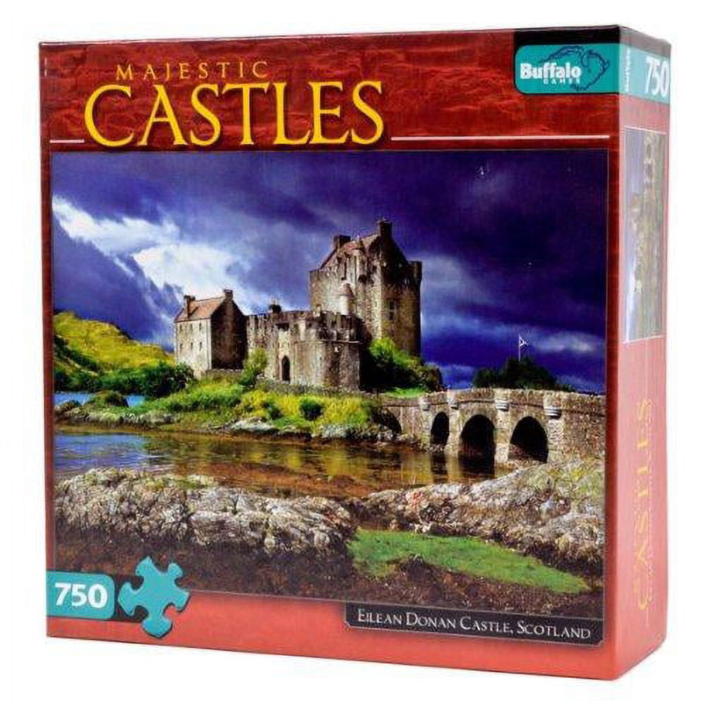 Buffalo Games Majestic Castles Eilean Donan Castle Puzzle, 750 Piece