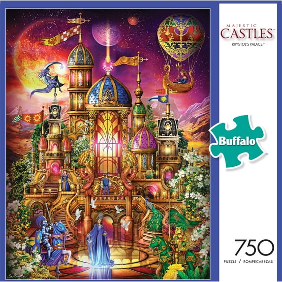 Buffalo Games - Majestic Castles - Krystol's Palace - 750 Piece Jigsaw Puzzle