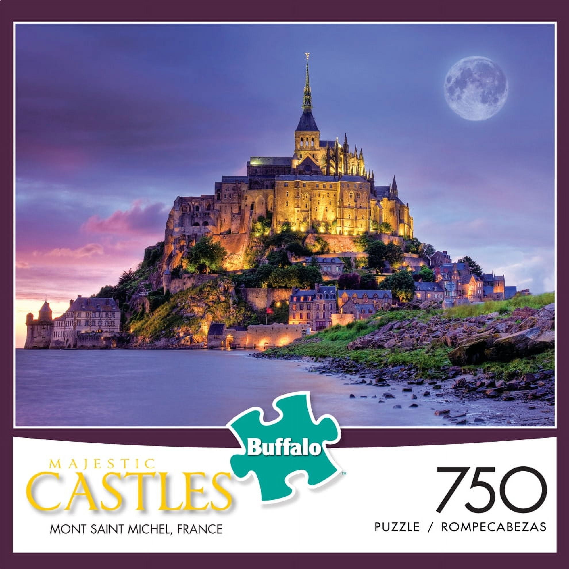 PALACE ジグソーパズル Buffalo Games Jigsaw Puzzle, Majestic Castles Mont Saint Michel