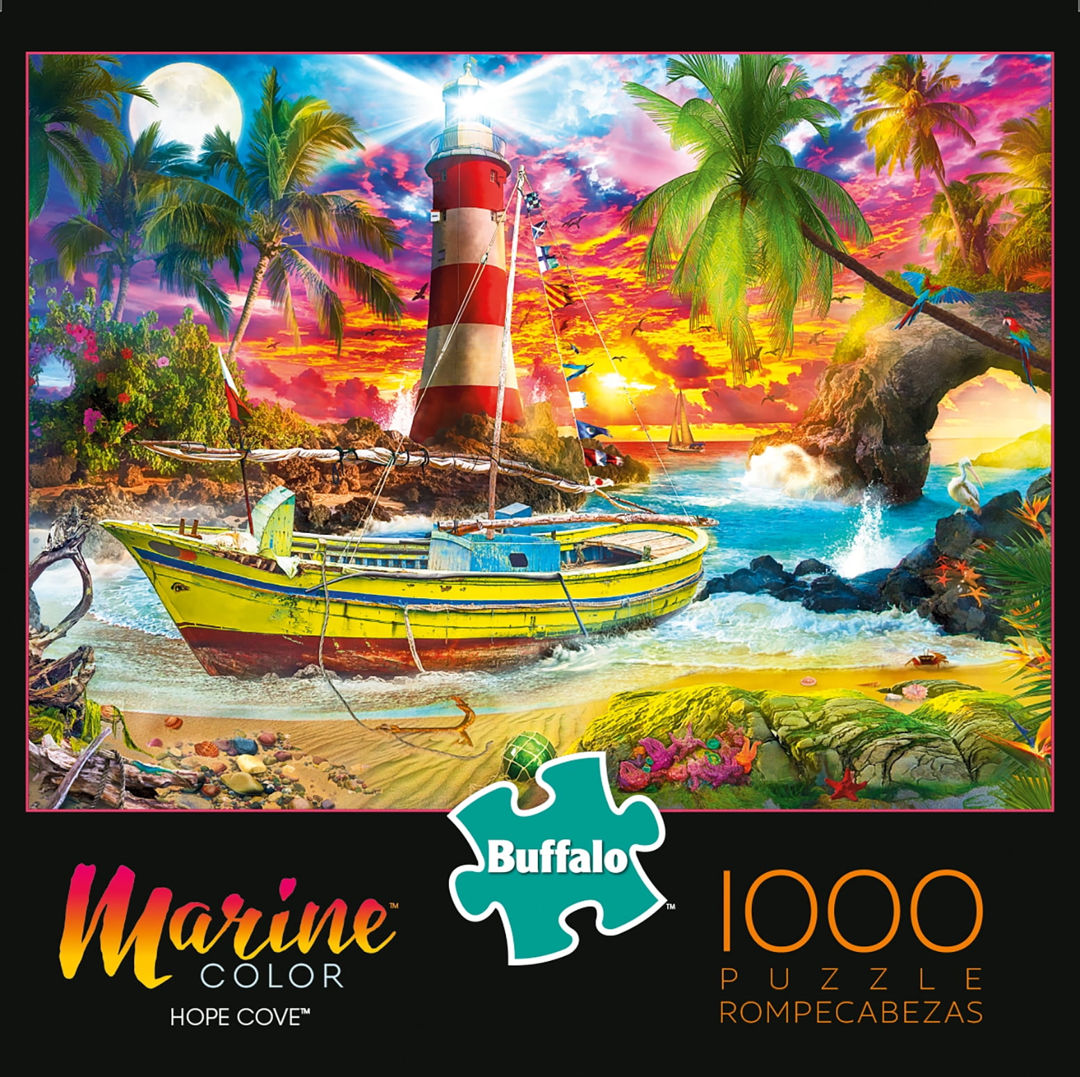 Buffalo Games - Marine Color - Hope Cove - 1000 Piece Jigsaw Puzzle ...