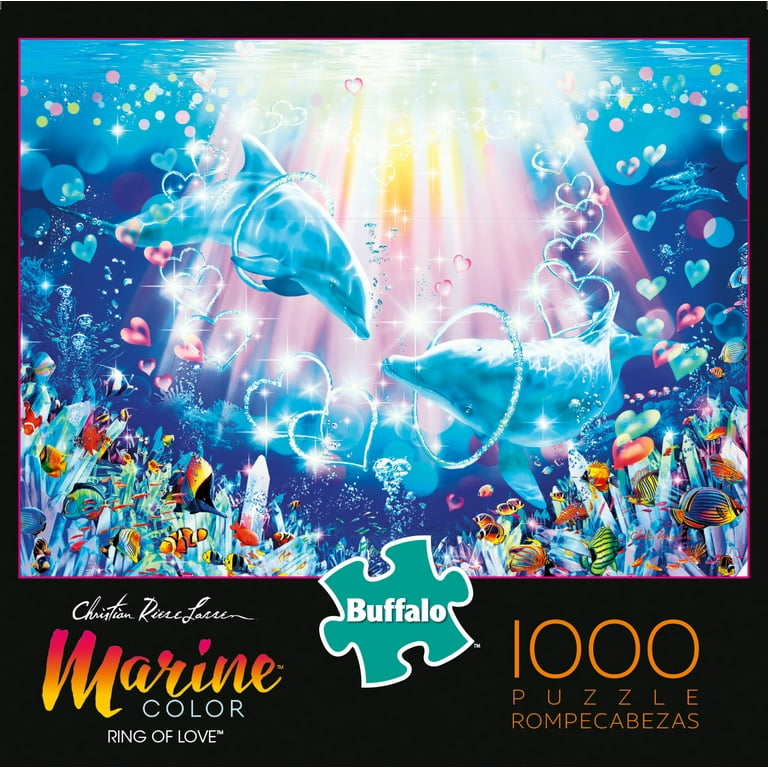 Buffalo Games Marine Color Ring of Love 1000 Piece Jigsaw Puzzle