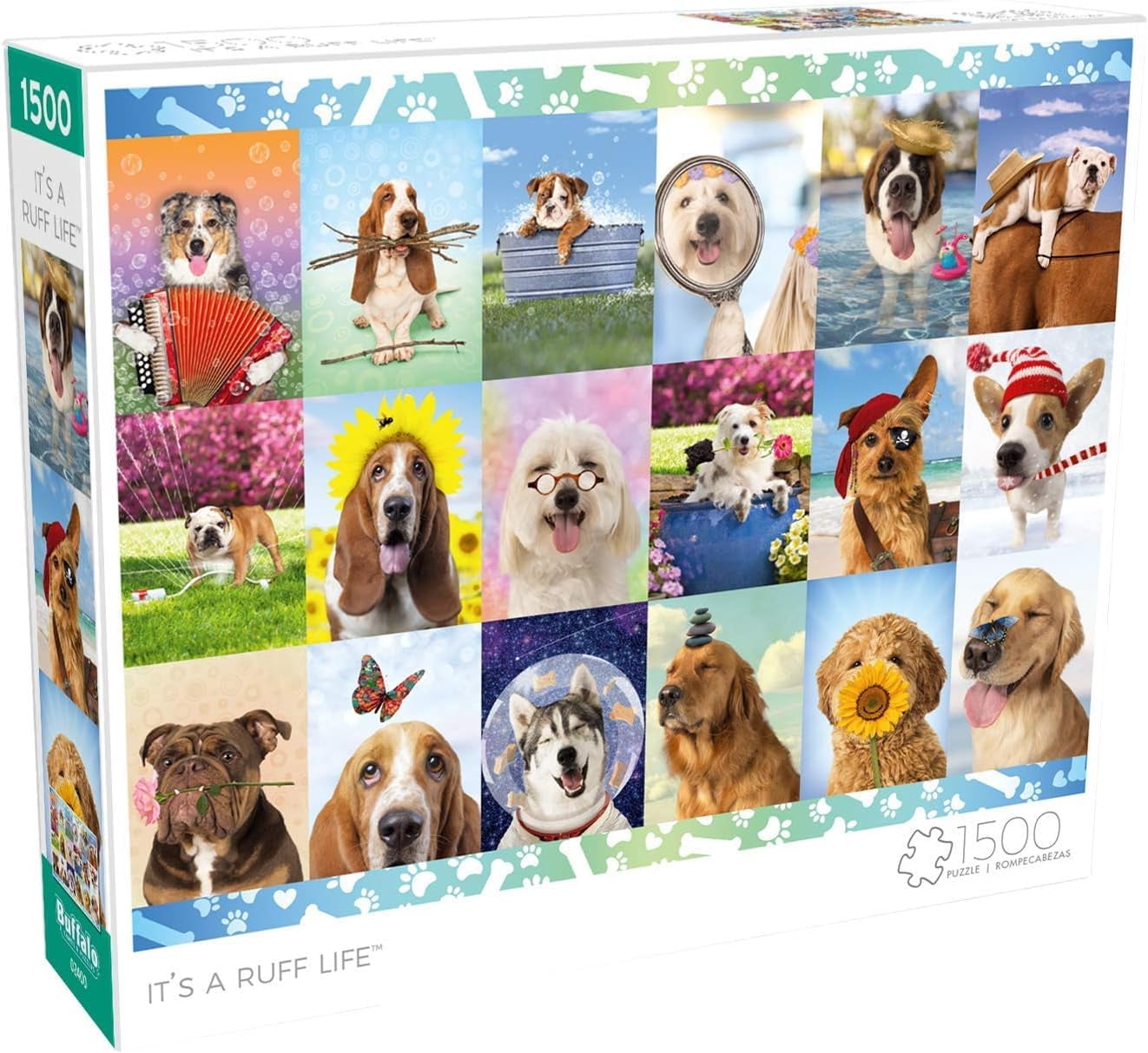 Puzzle Ruff Buffalo Games - Michael KEF16 Quackenbush - It's a Ruff Life - 1500 ...