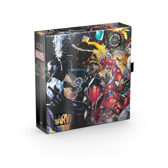 Buffalo Games Noir Select The Amazing Spider-man 500-Piece 21.25 x 15-inch Interlocking Jigsaw Puzzle for Adults Ages 14+