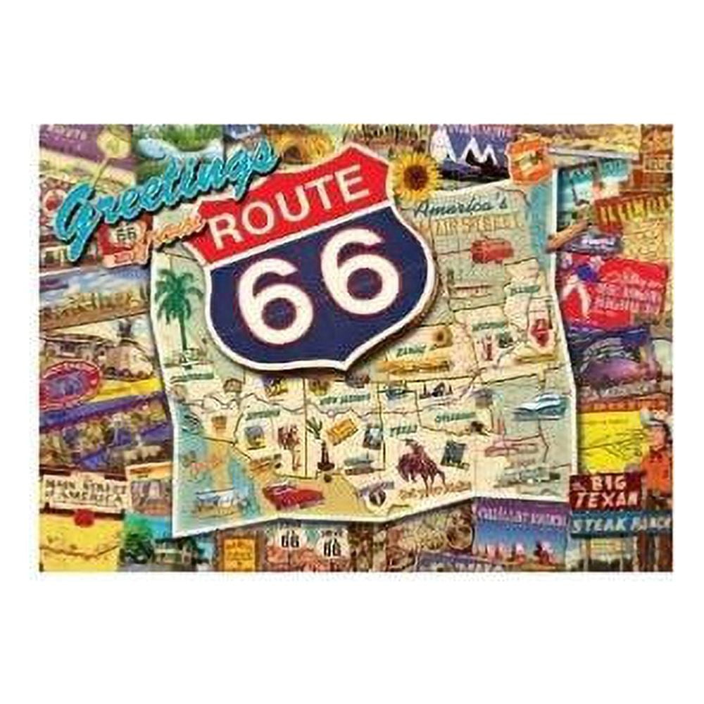 Arizona General Store Route 66 Nostalgia USA 1000 Piece Jigsaw Puzzle - Wooden Travel Souvenir Gift - View #2