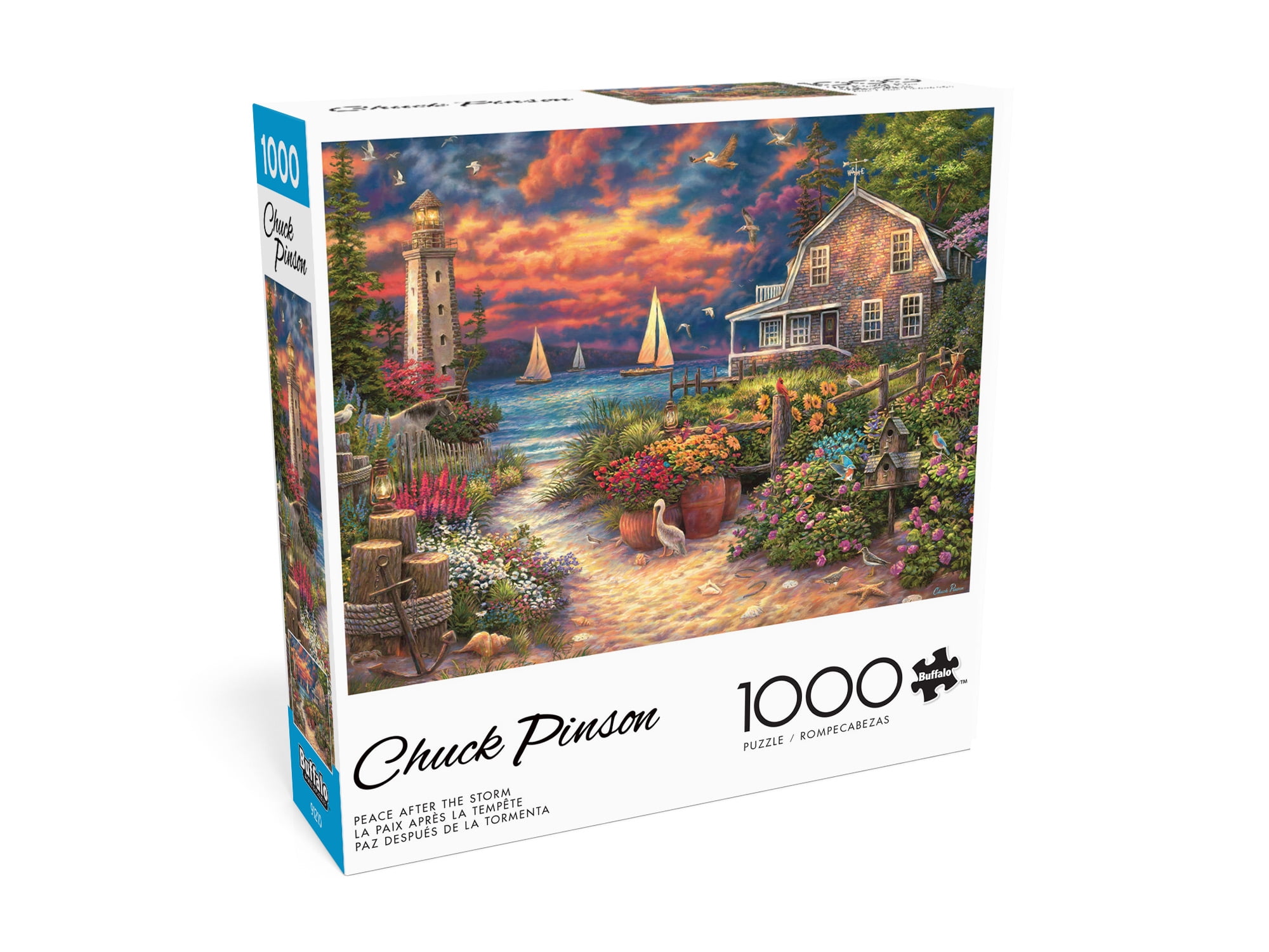 Buffalo Games Peace After the Storm 1000-Piece 26.75 x 19.75-inch Interlocking Jigsaw Puzzle for Adults Ages 14+